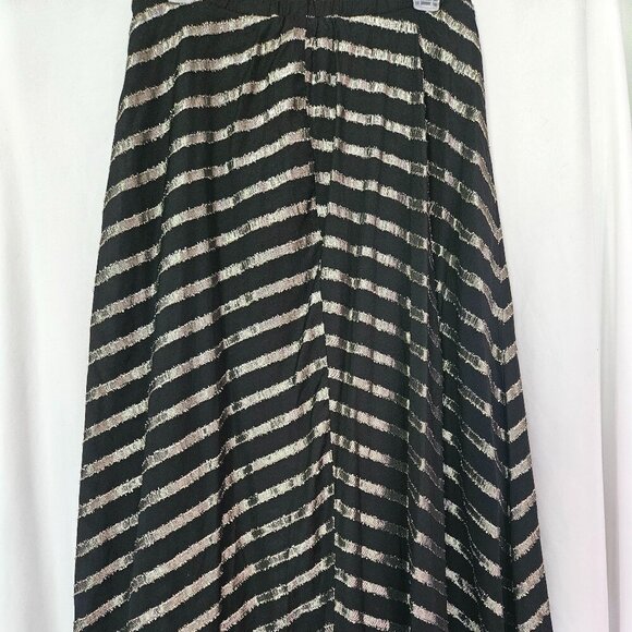 ALFANI Metallic Midi Skirt  NWT Size 8 - Picture 1 of 9